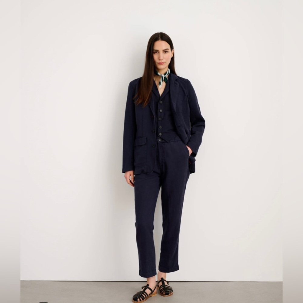 Alex Mill Suit(ish) Pull On Pant dark navy